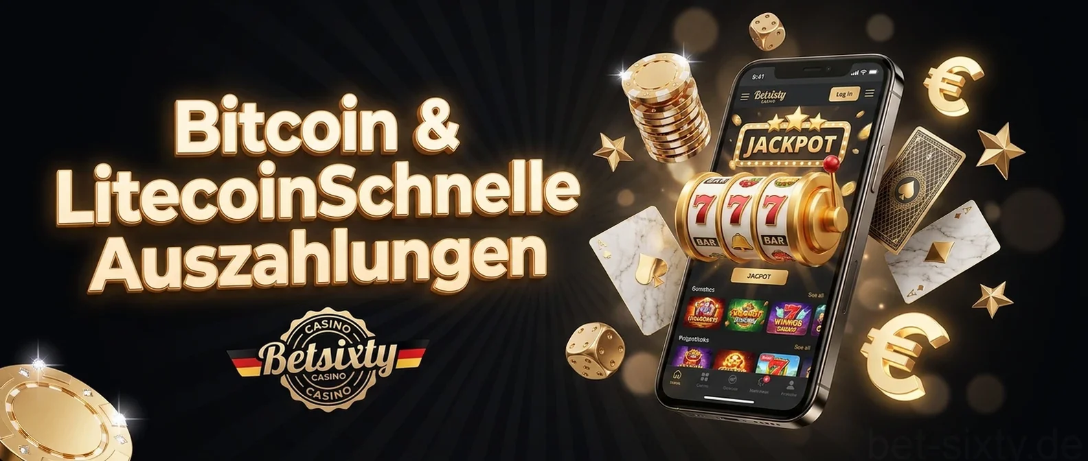 Bitcoin & LitecoinSchnelle Auszahlungen